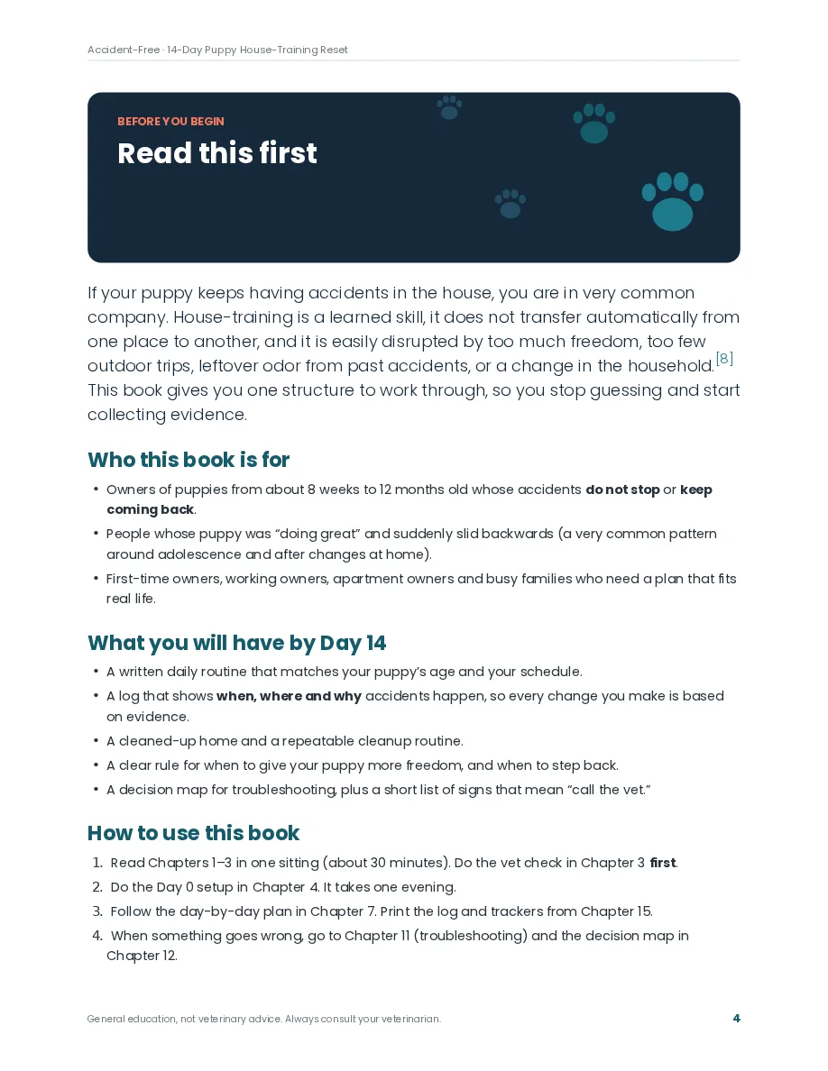 Accident-Free preview page: Read this first