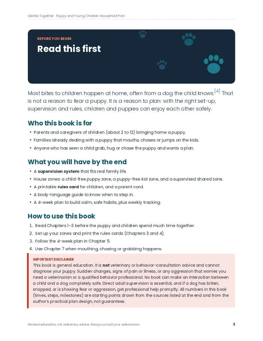 Gentle Together preview page: Read this first