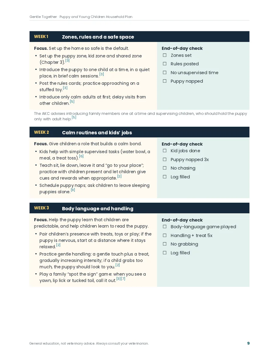 Gentle Together preview page: Inside: a core plan page